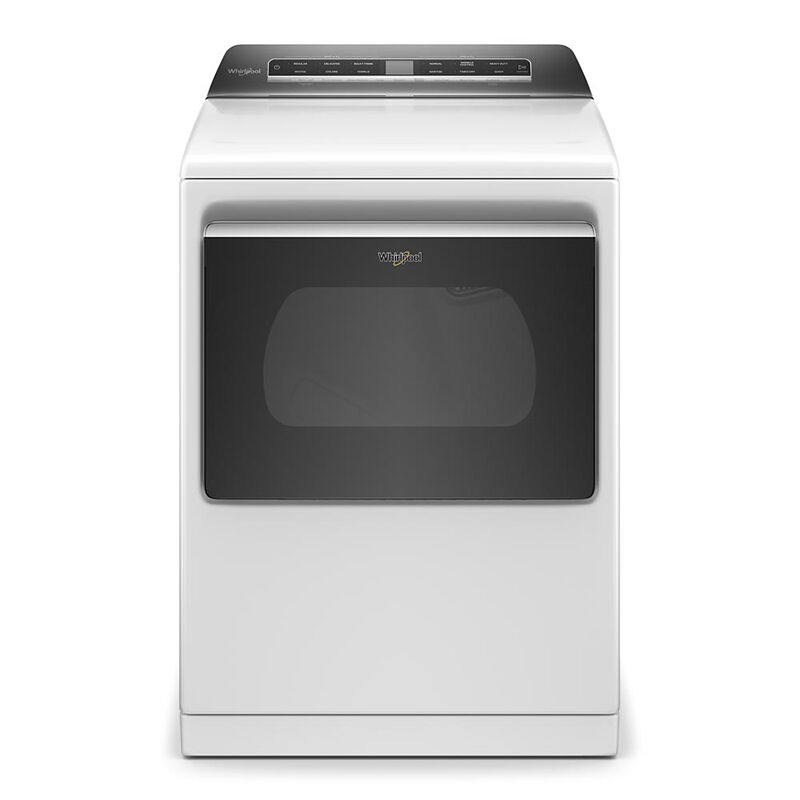 Whirlpool 27 in. 7.4 cu. ft. Smart Gas Dryer with Advanced Moisture Sensing, Sanitize & Steam Cycle - White, White, hires