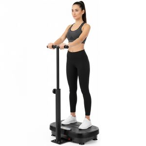 EZLife Vibration Platform with Upright T-Bar Handle, , hires