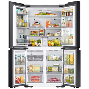 Samsung Bespoke 36 in. 22.5 cu. ft. Smart Counter Depth 4-Door French Door Refrigerator with Internal Water Dispenser - Fingerprint Resistant Stainless Steel, Fingerprint Resistant Stainless, hires