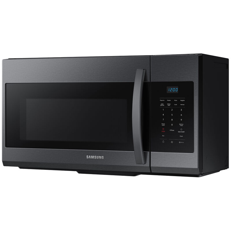 Samsung 30" 1.7 Cu. Ft. Over-the-Range Microwave with 10 Power Levels & 300 CFM - Black Stainless Steel, Black Stainless Steel, hires