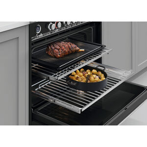Fisher & Paykel Series 9 Classic 36" Induction Range with 5 Smoothtop Burners, 4.9 Cu. Ft. Single Oven - Black, , hires