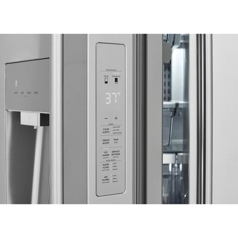 Electrolux 36 in. 22.6 cu. ft. Counter Depth French Door Refrigerator with Ice & Water Dispenser - Stainless Steel, , hires