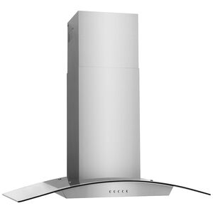 Frigidaire 36 in. Ducted Chimney Style Range Hood with 340 CFM, 3 Fan Speeds & 2 LED Lights - Stainless Steel, , hires