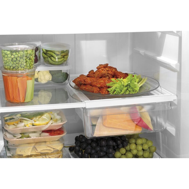 GE 30 in. 19.2 cu. ft. Garage Ready Top Freezer Refrigerator - Fingerprint Resistant Stainless, Stainless Steel, hires