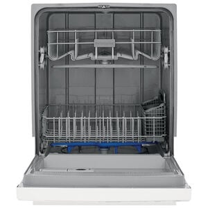 Frigidaire 24 in. Front Control Dishwasher with 55 dBa Sound Level & Pocket - White, White, hires