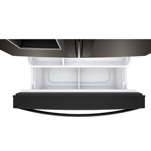 Whirlpool 36 in. 23.8 cu. ft. Counter Depth French Door Refrigerator with Ice & Water Dispenser - Black Stainless Steel, Black Stainless Steel, hires