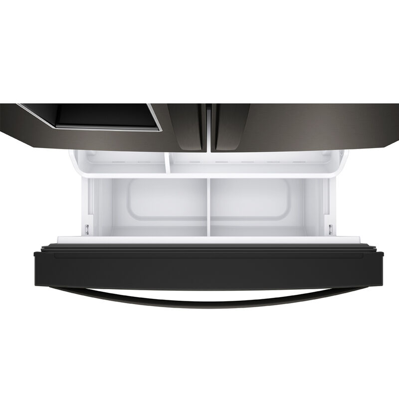 Whirlpool 36 in. 23.8 cu. ft. Counter Depth French Door Refrigerator with Ice & Water Dispenser - Black Stainless Steel, Black Stainless Steel, hires