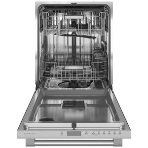 Monogram 24 in. Top Control Flush-Mount Smart Dishwasher with 39 dBa Sound Level, 3rd-Rack & Max Dry system - Stainless Steel, , hires