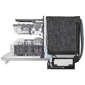LG 24 in. Top Control Smart Dishwasher with 46 dBA Sound Level, 3rd Rack, QuadWash Pro & Dynamic Heat Dry - PrintProof Stainless Steel, , hires