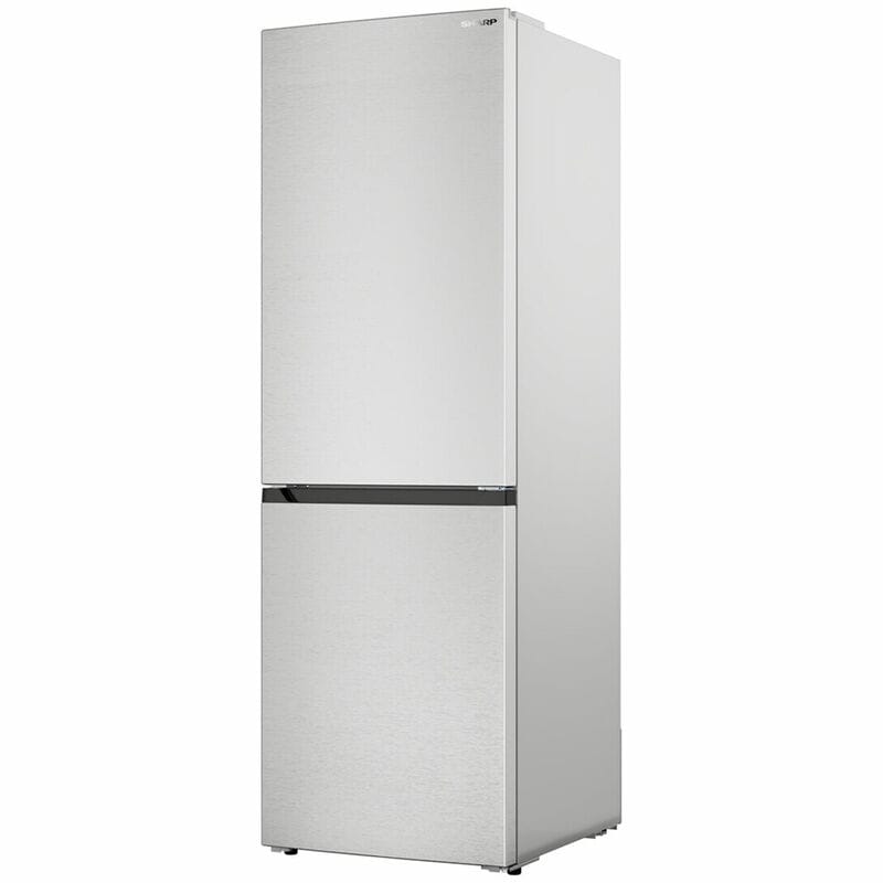 Sharp 24 in. 11.5 cu. ft. Counter Depth Bottom Freezer Refrigerator - Stainless Steel, , hires