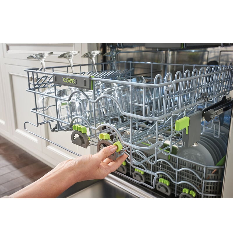 Cove 24 in. Top Control Smart Dishwasher with 41 dBa Sound Level & 3rd-Rack - Custom Panel Ready, , hires