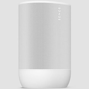 Sonos Move 2 Portable Rechargeable Spashproof Bluetooth & Wi-Fi Speaker - White, White, hires