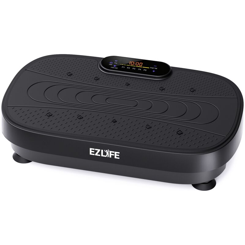 EZLife Vibration Platform with Upright T-Bar Handle, , hires