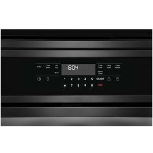 Frigidaire 30 in. 6.9 cu. ft. Electric Microwave/Wall Oven Combo with Standard Convection & Sensor Cooking - Black Stainless Steel, , hires