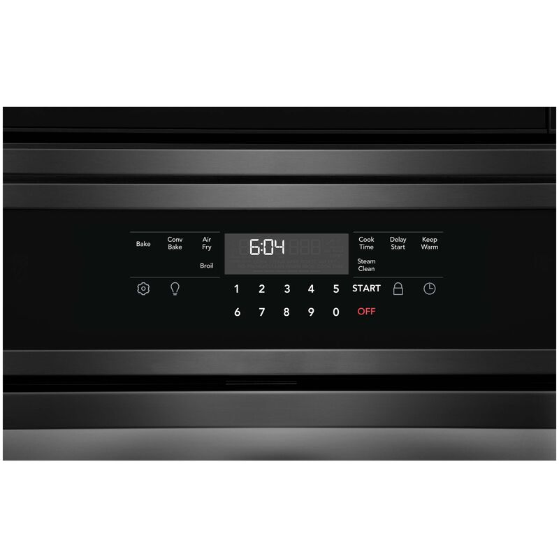 Frigidaire 30 in. 6.9 cu. ft. Electric Microwave/Wall Oven Combo with Standard Convection & Sensor Cooking - Black Stainless Steel, , hires
