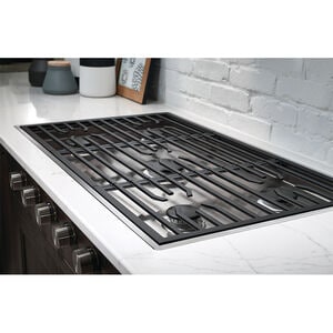 Wolf Contemporary 36 in. 5-Burner LP Gas Cooktop with Simmer Burner & Power Burner - Stainless Steel, , hires