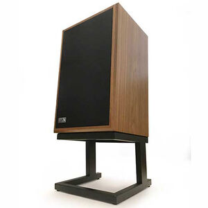 KLH Model Three Bookshelf Speaker - Walnut, Walnut, hires
