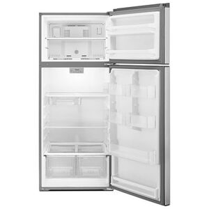 Whirlpool 28 in. 18 cu. ft. Top Freezer Refrigerator - Metallic Steel, Metallic Steel, hires