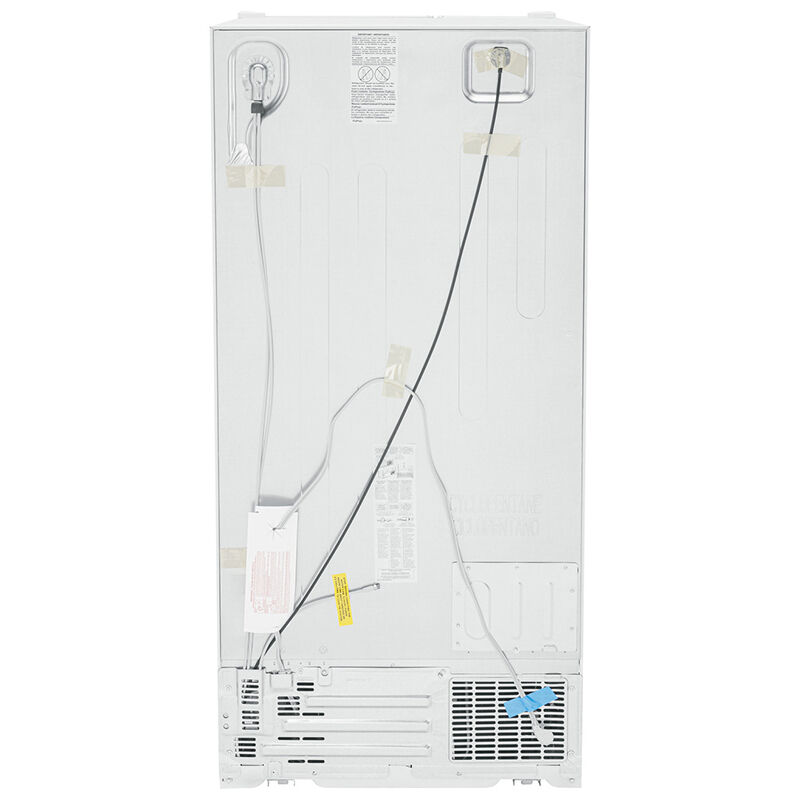 GE 33 in. 23 cu. ft. Side by Side Refrigerator with Ice & Water Dispenser - White, White, hires