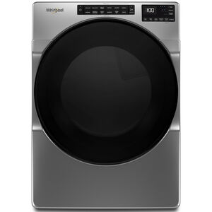 Whirlpool 27 in. 7.4 cu. ft. Electric Dryer with 36 Dryer Programs, 5 Dry Options, Sanitize Cycle, Wrinkle Care & Sensor Dry - Chrome Shadow, Chrome Shadow, hires