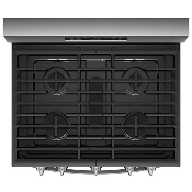 Whirlpool 30 in. 5.8 cu. ft. Convection Oven Freestanding Gas Range with 5 Sealed Burners & Griddle - Stainless Steel, , hires