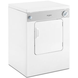 Whirlpool 24 in. 3.4 cu. ft. Stackable Compact Electric Dryer with Flexible Installation & Sensor Dry - White, , hires
