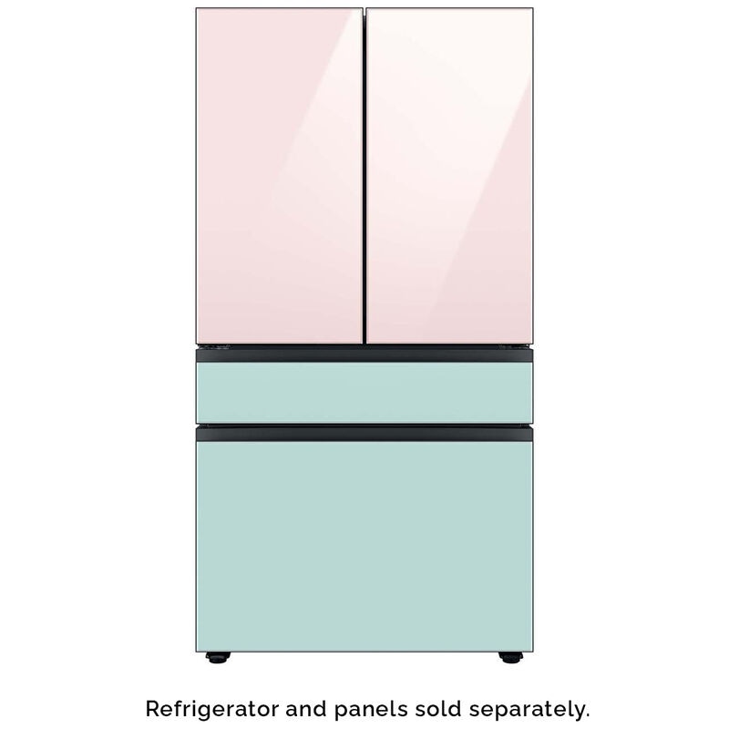Samsung BESPOKE 4-Door French Door Bottom Panel for Refrigerators - Morning Blue Glass, , hires