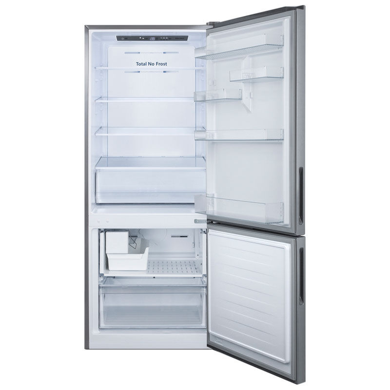 Summit 28 in. 14.6 cu. ft. Counter Depth Bottom Freezer Refrigerator with Ice Maker - Stainless Steel, , hires