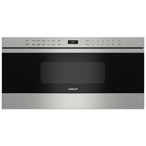 Wolf 30 in. 1.2 cu. ft. Microwave Drawer with 10 Power Levels & Sensor Cooking Controls - Stainless Steel, , hires