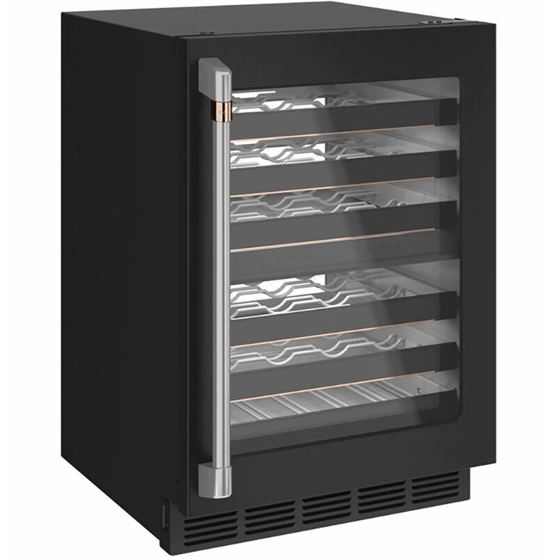 Cafe 24" 4.7 Cu. Ft. Compact BuiltIn/Freestanding Wine Cooler with 46