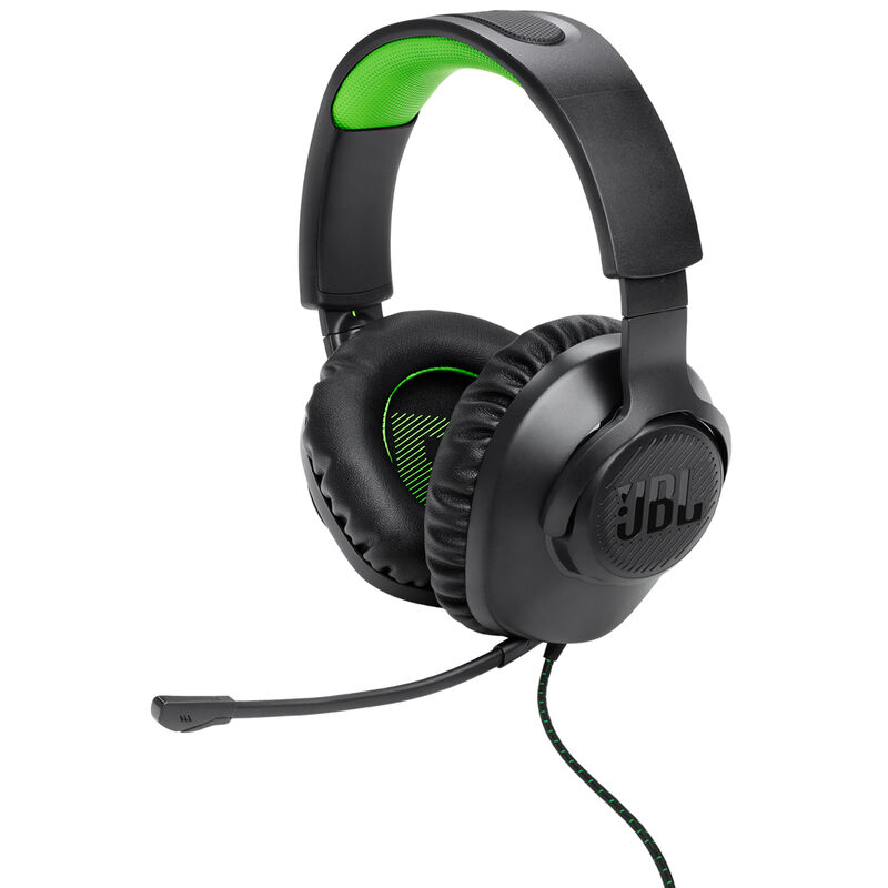 JBL QUANTUM 100 WIRED OVER-EAR GAMING HEADSET WITH A DETACHABLE MIC