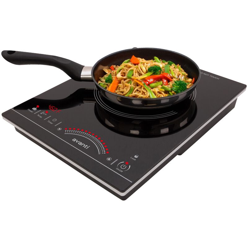 Avanti Induction Cooktop 1,800 Watt Portable Hot Plate - Black, , hires