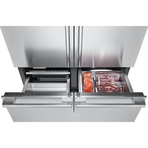 Signature Kitchen Suite 48 in. 26 cu. ft. Built-In Smart Counter Depth 6-Door French Door Refrigerator with Internal Water Dispenser - Custom Panel Ready, , hires