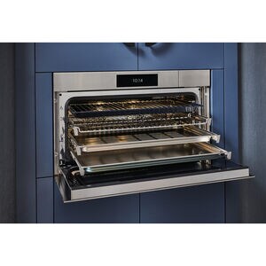 Wolf M Series 30 in. 2.4 cu. ft. Steam Electric Single Wall Oven with Dual Convection - Stainless Steel, , hires