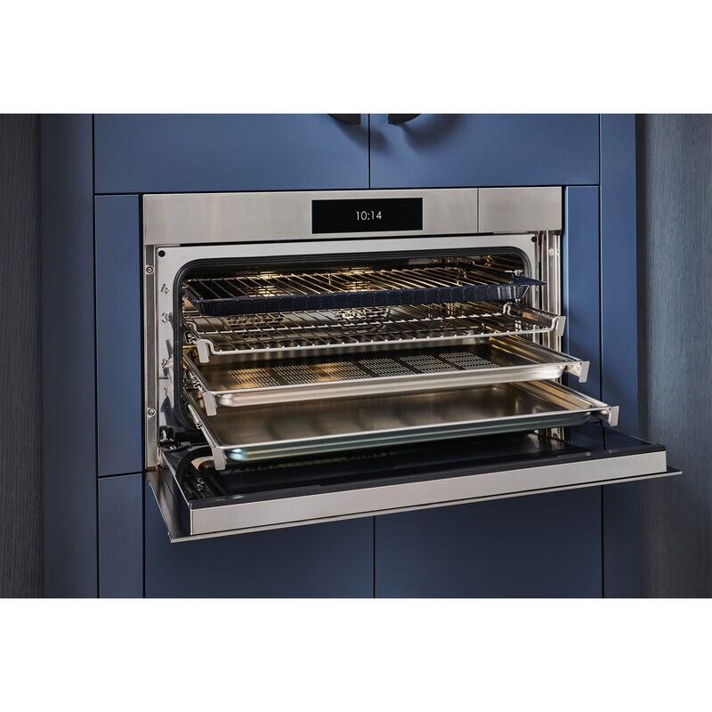 Wolf M Series 30 in. 2.4 cu. ft. Steam Electric Single Wall Oven with Dual Convection - Stainless Steel, , hires