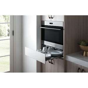 Wolf E Series 24 in. 1.6 cu. ft. 900W Built-In Microwave with Convection & Sensor Cooking - Stainless Steel, , hires