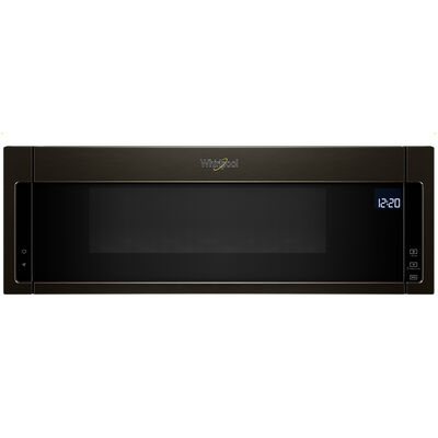 Whirlpool 30" 1.1 Cu. Ft. Over-the-Range Microwave with 10 Power Levels, 400 CFM & Sensor Cooking Controls - Black Stainless | WML75011HV