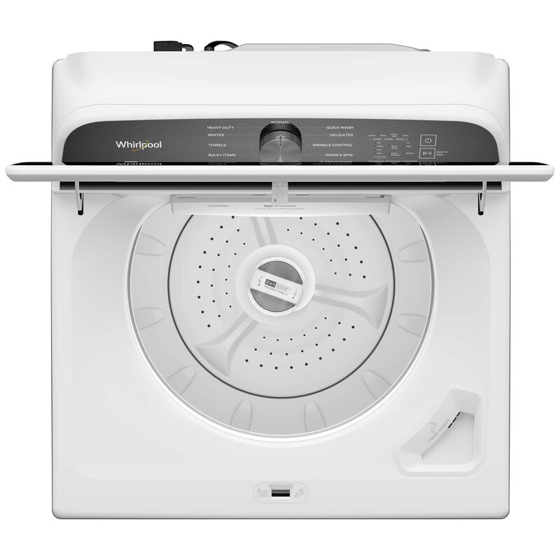 Whirlpool 27 in. 5.3 cu. ft. Top Load Washer with 2-in-1 Removable Agitator - White, White, hires