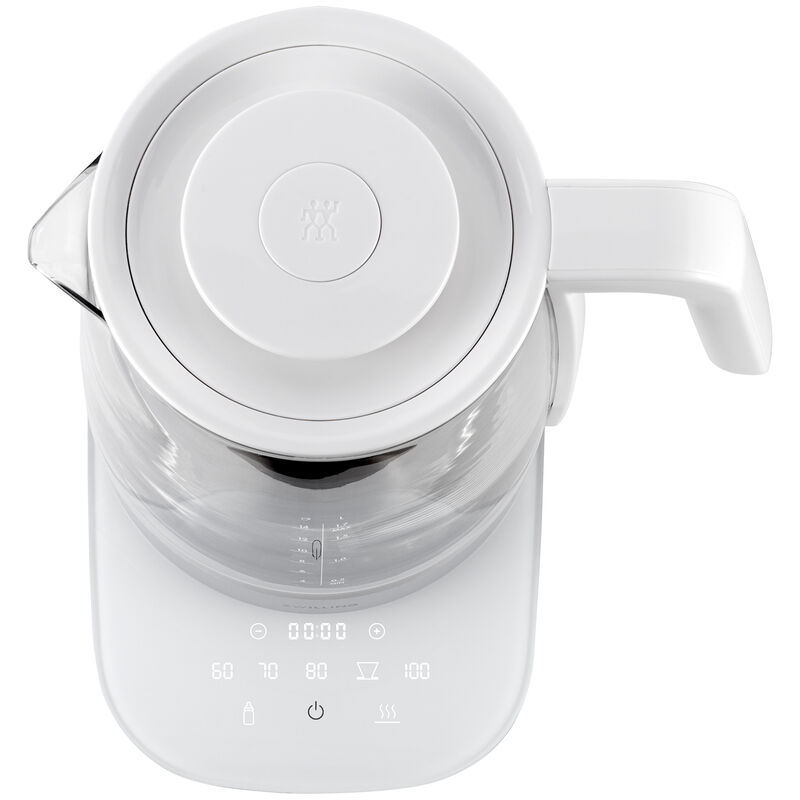 Winado 10.4-Cup Glass and Stainless Steel Electric Kettle with