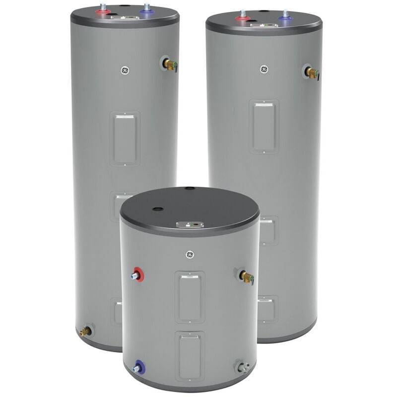 GE RealMax Choice Electric 50 Gallon Short Water Heater with 8-Year Parts Warranty, , hires