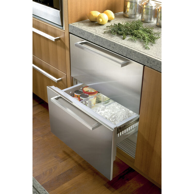 Sub-Zero 30 in. 5.1 cu. ft. Built-in Smart Double Freezer Drawers - Custom Panel Ready, , hires