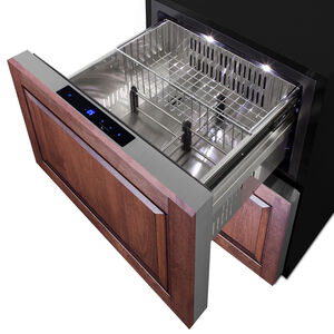 Summit 24 in. 3.7 cu. ft. Drawer Compact Freezer with Digital Control - Custom Panel Ready, , hires