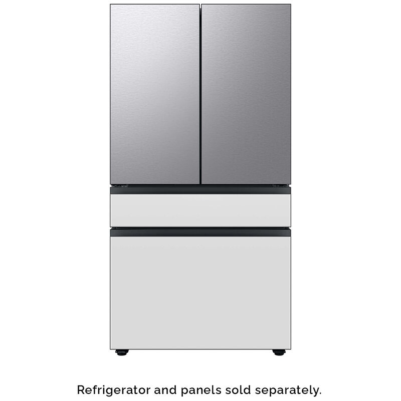 Samsung BESPOKE 4-Door French Door Middle Panel for Refrigerators - White Glass, , hires