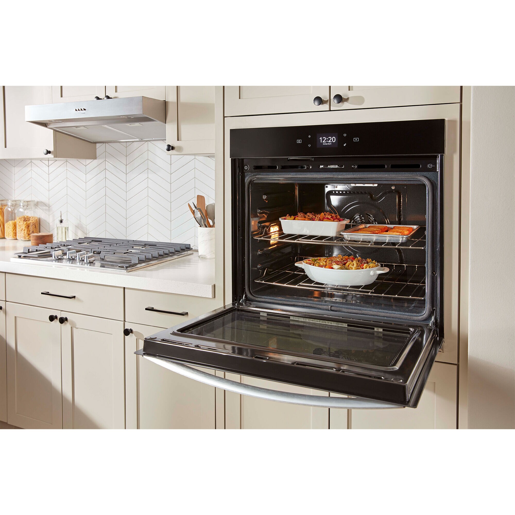 27 gas wall oven top