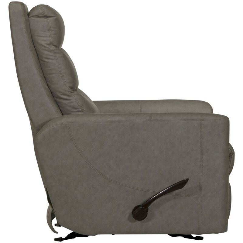Catnapper Jet Glider Recliner - Silver, Silver, hires