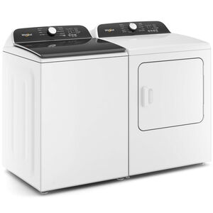 Whirlpool 29 in. 7.0 cu. ft. Long Vent Electric Dryer with Wrinkle Shield Option, Steam Cycle & Sensor Dry - White, , hires
