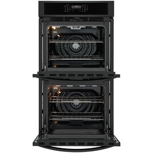 Frigidaire 27 in. 7.6 cu. ft. Top Control Electric Double Wall Oven with Standard Convection - Black, , hires