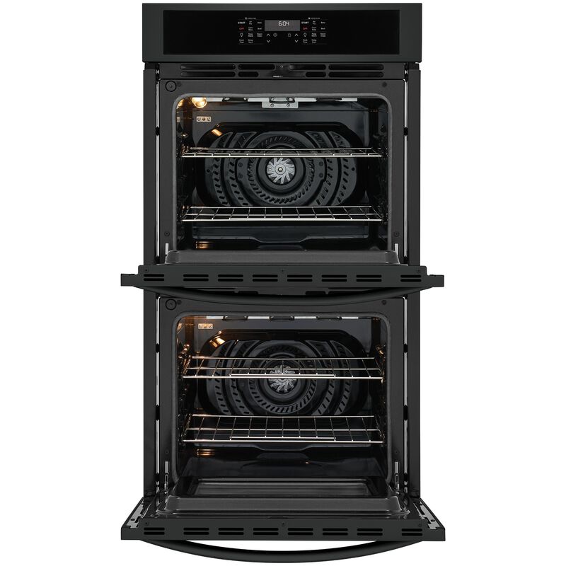 Frigidaire 27 in. 7.6 cu. ft. Top Control Electric Double Wall Oven with Standard Convection - Black, , hires