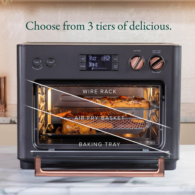 Cafe Couture Toaster Oven with Air Fry - Matte Black, , hires