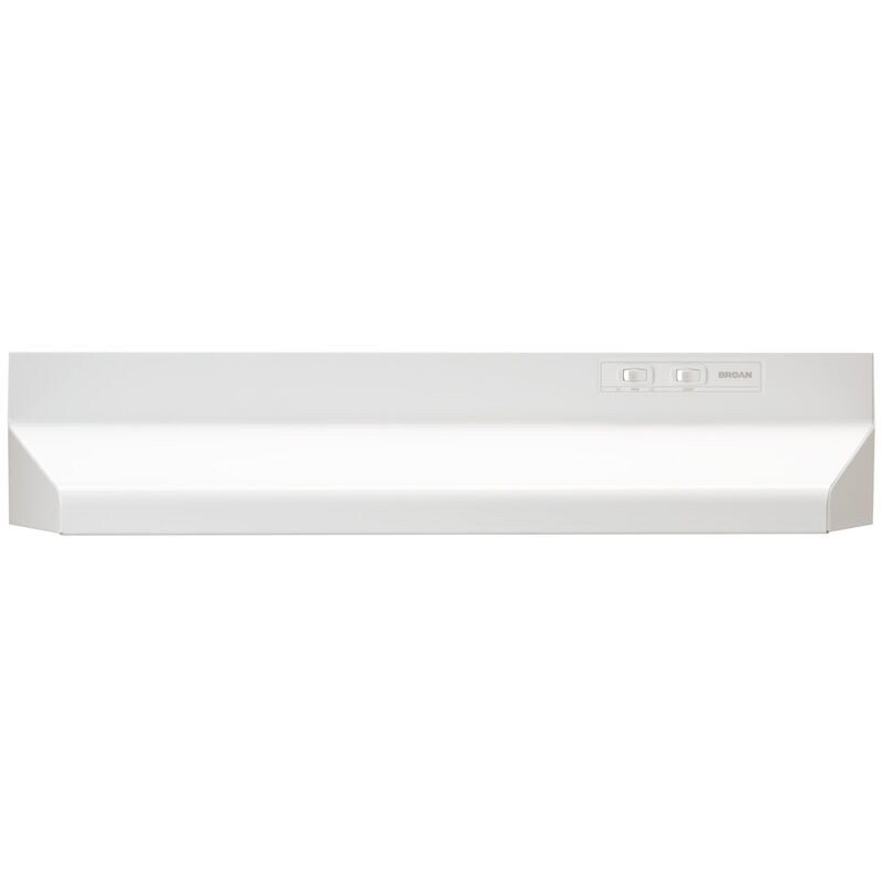 Broan 40000 Series 30inch Range Hood with 160 CFM Internal Blower - White